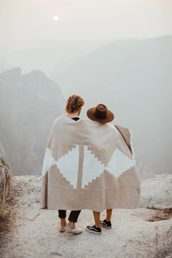 * Adobe (Sandstone) // Handwoven Blanket