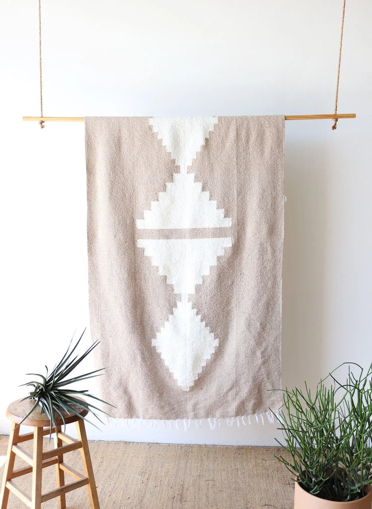 * Adobe (Sandstone) // Handwoven Blanket