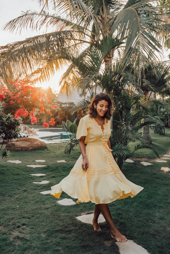 Monaco Dress - Golden Haze