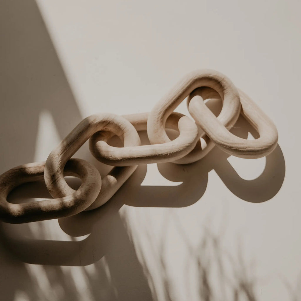 * Wood Chain Link