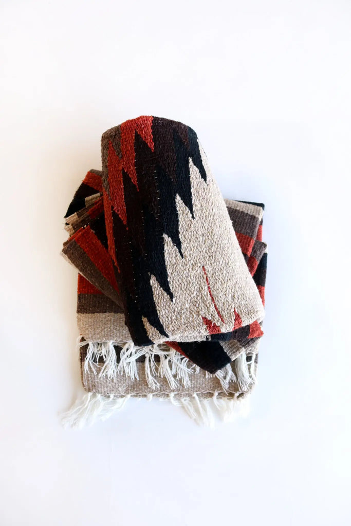 * Earth Tones (Terracotta) // Handwoven Blanket