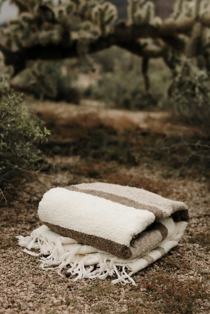 * Sandstone Lines 2.0 // Handwoven Blanket