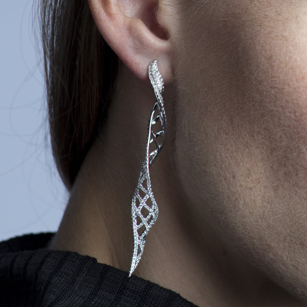 Spiral Lattice Earrings