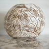 COCONUT SHELL CANDLE HOLDER CORAL