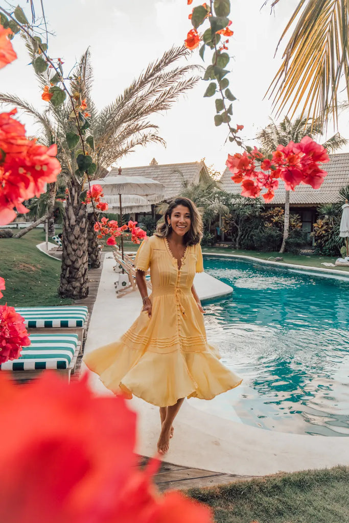 Monaco Dress - Golden Haze