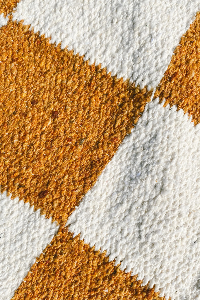 * Gold & Cream - Heavyweight Checker Throw