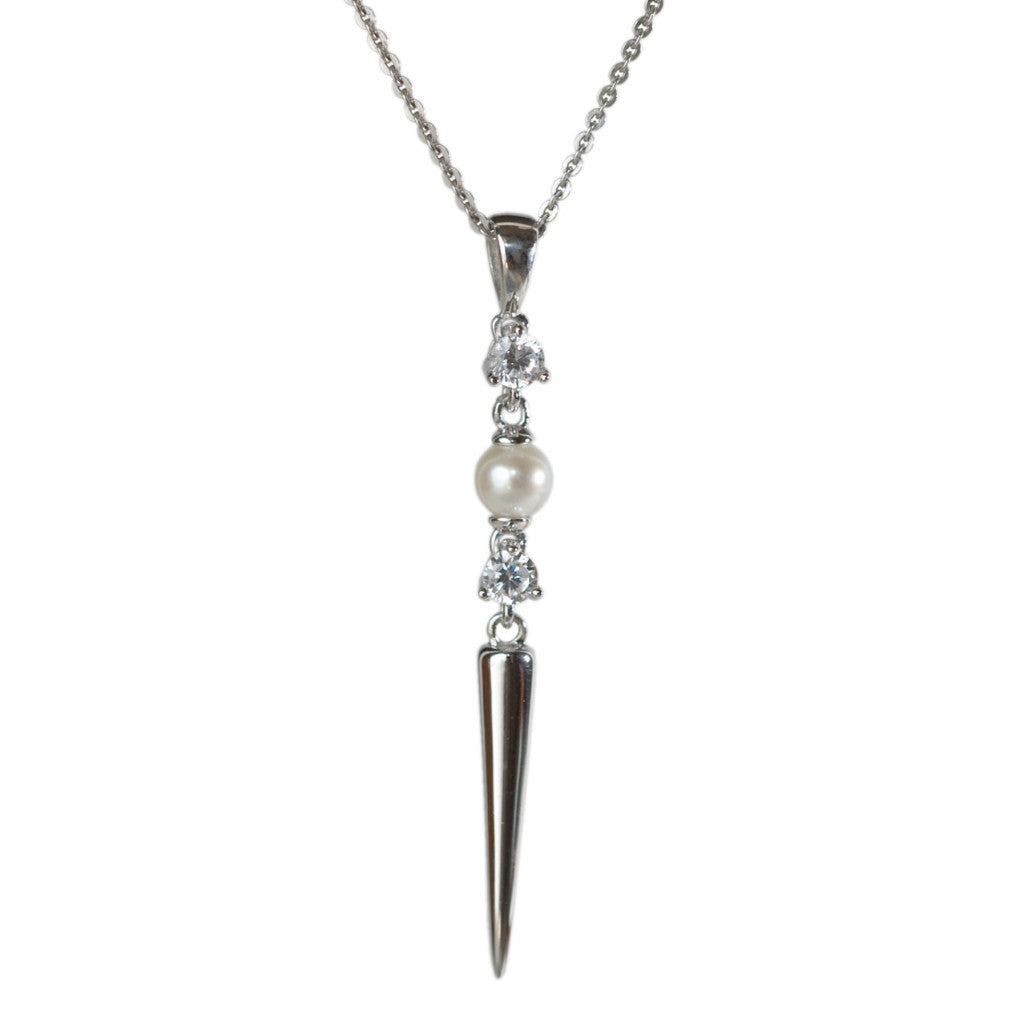 Spike Necklace - Silver