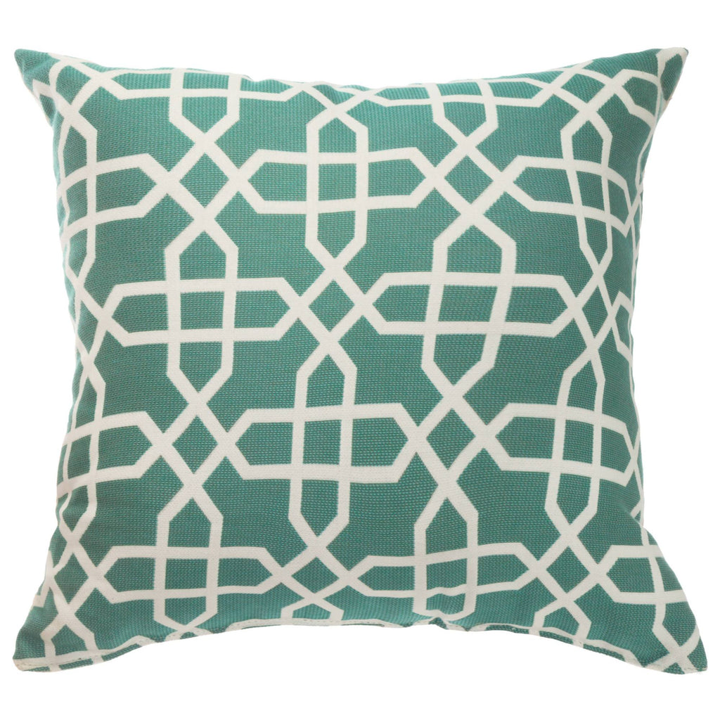 Sunbrella Throw Pillow Bevel Lagoon