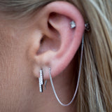 Waterfall Earrings - Silver