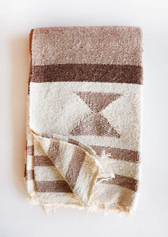 * Earth Tones (Terracotta) // Handwoven Blanket