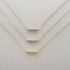 DBL Bar Necklace - ROSE GOLD